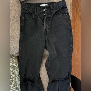 PACSUN DAD JEAN - BLACK
